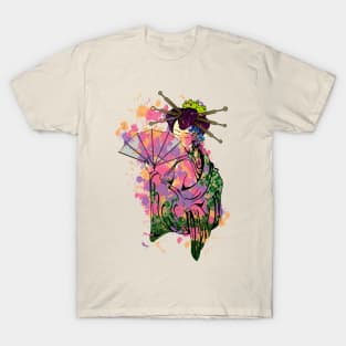 Abstract Geisha T-Shirt